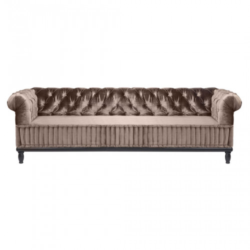 диван club sofa прямой коричневый в Омске