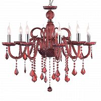 подвесная люстра ideal lux giudecca sp8 rosso в Омске