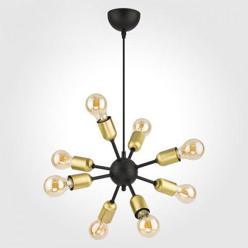 подвесная люстра tk lighting 1468 estrella black в Омске