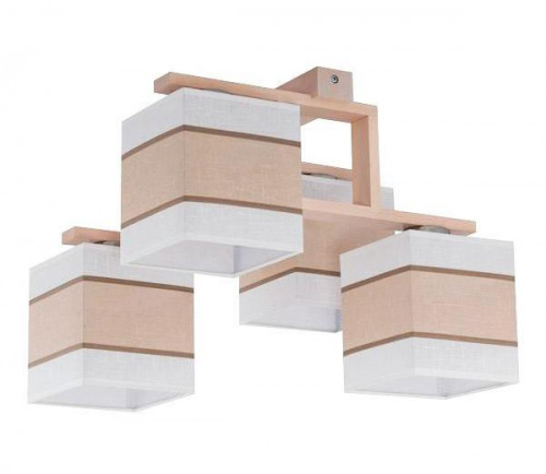 потолочная люстра tk lighting 562 lea white 4 в Омске