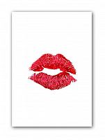 постер kiss а3 (красный) в Омске
