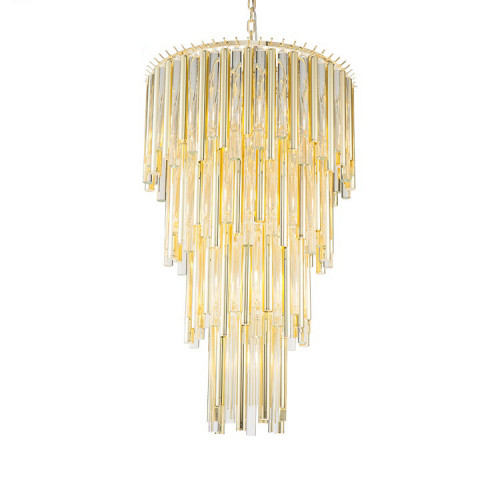 люстра gigi 13 gold от delight collection прозрачная/золото в Омске