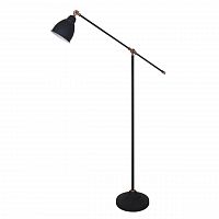 торшер arte lamp braccio a2054pn-1bk в Омске