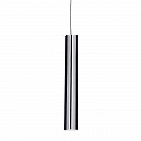 подвесной светодиодный светильник ideal lux ultrathin sp1 small round cromo в Омске