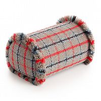 подушка большая-рол tartan blue от gan в Омске