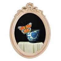 картина на холсте «мисс шоколадница» в раме в Омске