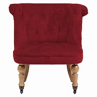 кресло amelie french country chair красное в Омске