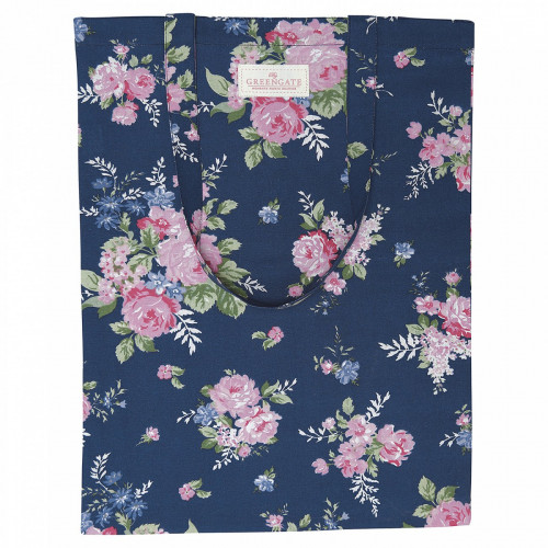 сумка хлопковая rose dark blue в Омске