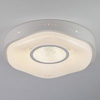 потолочный светодиодный светильник eurosvet shine 40011/1 led белый в Омске