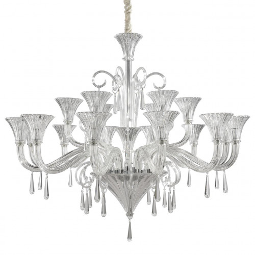 подвесная люстра ideal lux santa sp18 хром в Омске