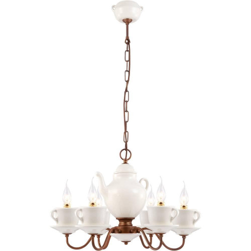 подвесная люстра arte lamp servizio a6483lm-6wh в Омске