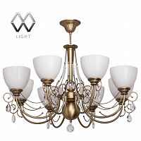 подвесная люстра mw-light фелиция 347016608 белая в Омске