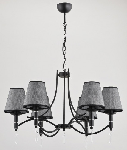 подвесная люстра alfa abil black silver 22966 в Омске