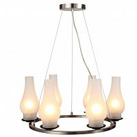 подвесная люстра arte lamp lombardy a6801sp-6br белая в Омске