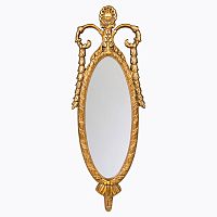 зеркало узкое золотое в виде амфоры офелия в Омске