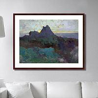 картина: rocky peak, 1875г. в Омске