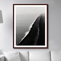 картина: black sand beach, iceland в Омске