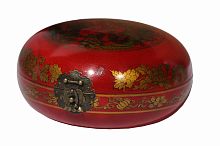декоративная шкатулка gudong красная в Омске