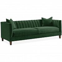 диван penelope sofa прямой зеленый в Омске