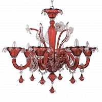 подвесная люстра ideal lux ca vendramin sp6 rosso в Омске