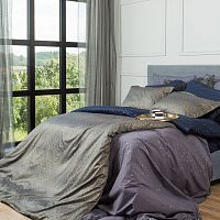 комплект постельного белья decoflux сатин евро twist dark в Омске