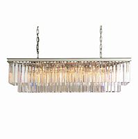 люстра odeon l120 silver прозрачное стекло в Омске