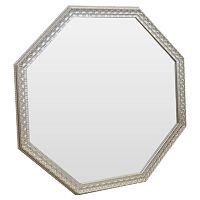 зеркало серебряное восьмиугольное большое silver light в Омске