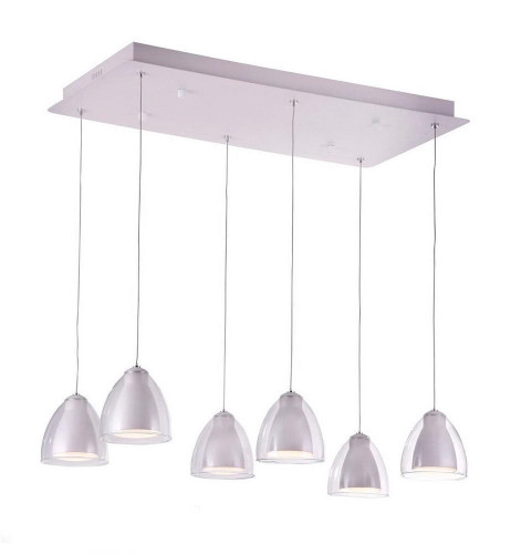 подвесная люстра idlamp mirella 394/6-ledwhite в Омске