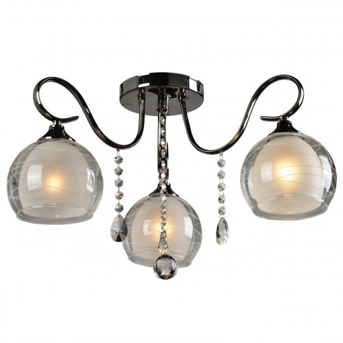 потолочная люстра idlamp merinella 877/3pf-darkchrome в Омске