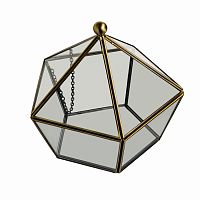 флорариум стеклянный в винтажном стиле diamond shape в Омске