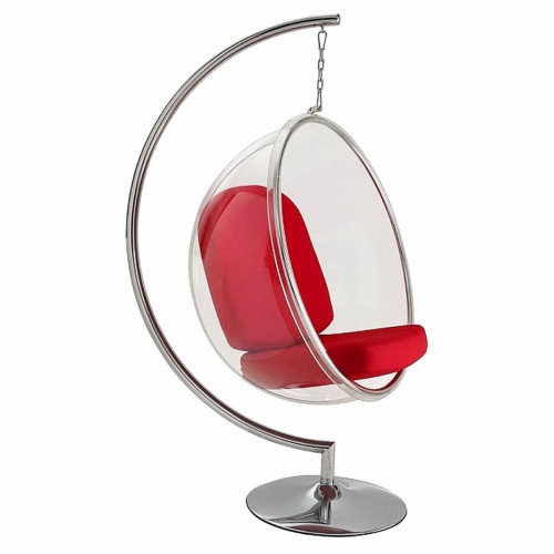 кресло bubble chair with stand красное в Омске